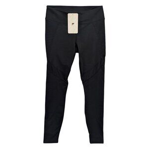 Fabletics Salar Statement Powerhold Leggings Womens Black Stretch Pants Size S